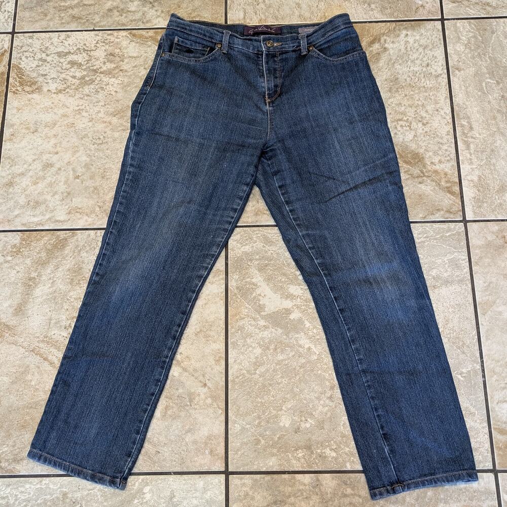 Gloria Vanderbilt Womens 8 Short Jeans Amanda Blue Denim Petite "Missy" Curvy